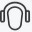 Icono de apoyo de audio